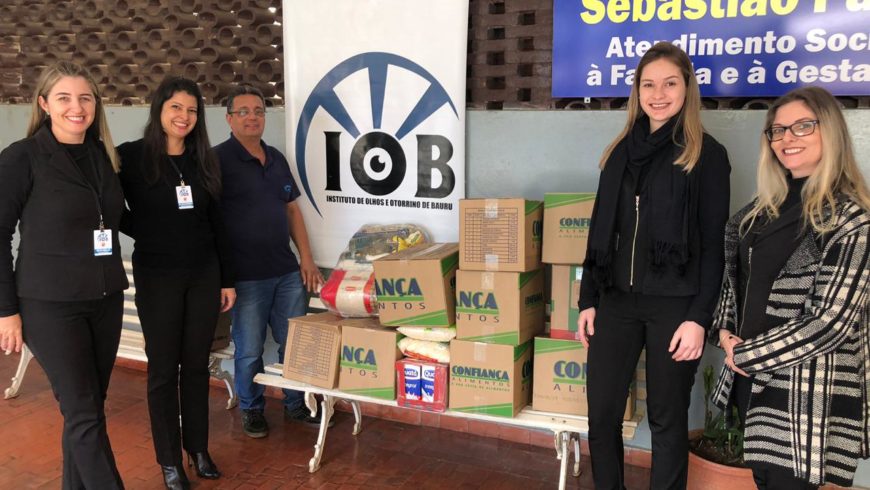 IOB faz entrega de alimentos a entidades assistenciais de Bauru